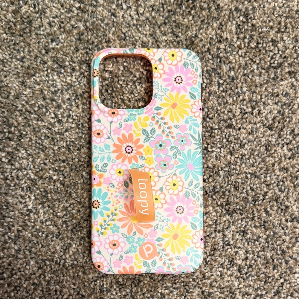 Loopy Case Pastel Floral Phone Case IPhone 15 Pro Max